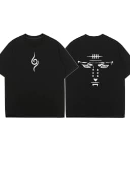 Men Washed Anime Naruto Print T Shirt Hip Hop Streetwear T-Shirt Harajuku Cotton Short Sleeve Casual Tshirt Summer Tops Tees