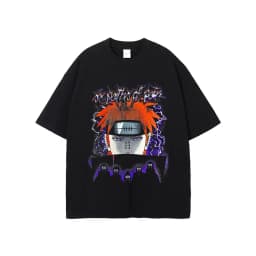 Men Washed Anime Naruto Print T Shirt Hip Hop Streetwear T-Shirt Harajuku Cotton Short Sleeve Casual Tshirt Summer Tops Tees