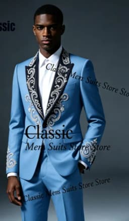 Customized Gem Diamond Men Suit 2 Pieces Set Male Party Blazers Luxury Groom Wedding Tuxedos Slim Sequins trajes para hombre