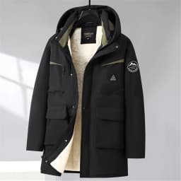 Winter Cargo Parkas Men Thick Fleece Jacket Coats Plus Size 13XL Camp Parkas Waterproof Casual Winter Long Jacket Male Big Size