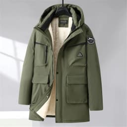 Winter Cargo Parkas Men Thick Fleece Jacket Coats Plus Size 13XL Camp Parkas Waterproof Casual Winter Long Jacket Male Big Size