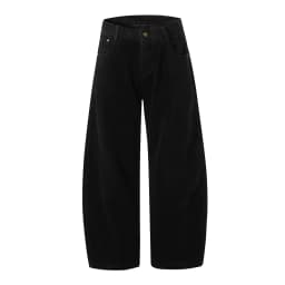 Men Corduroy Wide Leg Straight Pants Japan Korean Streetwear Fashion Loose Casual Vintage Stripe Cargo Trousers Man Harem Pant