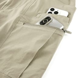 Men's Quick Dry Cargo Pants with Zip Pockets Plus Size L-8XL 150KG Summer Ice Silk Cooled Sweatpants Loose Fit Straight Trousers