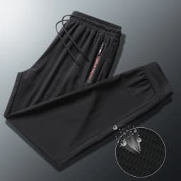 Plus Size 9xl 8xl 7xl Summer Breathable Sweatpants Men Cool Quick Dry Men's Ice Silk Pants High Quality Oversize Trousers Male