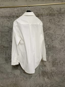 Design the collar, irregular shirt, cellulose, asymmetrical hem, coat shirt