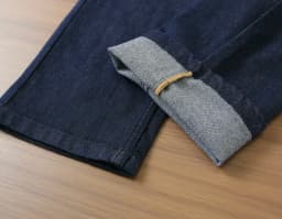 KITON Summer Letter Embroidery Red Button Straight Casual Jeans