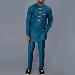 New 2Pc Luxury African Traditional Men's Clothing Elegant Full Suits Male Pant Sets To Dress Native Outfit Ethnic Dashiki Kaftan