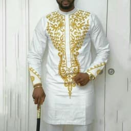 New 2Pc Luxury African Traditional Men's Clothing Elegant Full Suits Male Pant Sets To Dress Native Outfit Ethnic Dashiki Kaftan