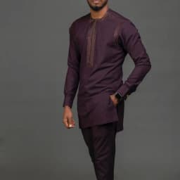 New 2Pc Luxury African Traditional Men's Clothing Elegant Full Suits Male Pant Sets To Dress Native Outfit Ethnic Dashiki Kaftan