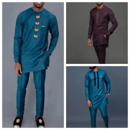 New 2Pc Luxury African Traditional Men's Clothing Elegant Full Suits Male Pant Sets To Dress Native Outfit Ethnic Dashiki Kaftan