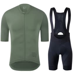 YKYWBIKE Men's Cycling Jersey Set Cycling Bib Shorts Classic MTB Kit Breathable Bike Clothes Bicycle Maillot Cycling Clothing
