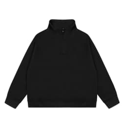 men's hoodies and sweatshirts Embroidered Half Zipper Collar polo men's hoodies and sweatshirts old money style Man hoodie