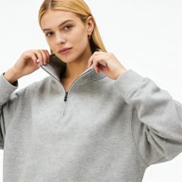 men's hoodies and sweatshirts Embroidered Half Zipper Collar polo men's hoodies and sweatshirts old money style Man hoodie