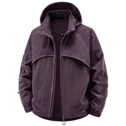 Jacket Men's Spring Autumn New Men Jacket Solid Color Hooded Jackets Casual Coat Men's Business Coats Size M-7XL 8XL Hat Detacha