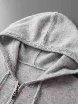Men's Two-piece Sets 100% Merino Wool Knitting Hooded Collar Cardigan and Wide-leg Pant Autumn Winter Thickened Warm Clothing