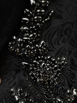 Premium Jacquard Beaded Tuxedo Chic Velvet Collar Luxurious Men's Suit Three Pieces Dancing Fashionable Shawl Lapel For Grooms