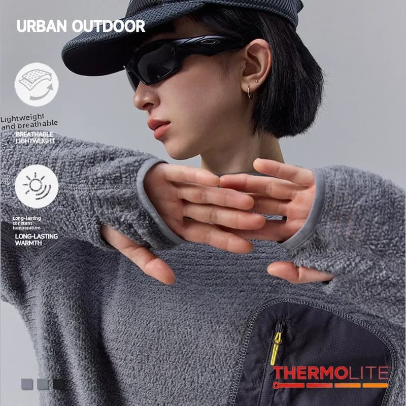 2026 Outdoor, Sports, Lightweight Breathable Pullover Hoodie, Couple's Style, Constant Temperature, Warm and Cozy Hooded Jacket