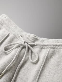 100% Wool Men's Knitted Long Pants Autumn Winter Thickened Slim Fitting Solid Color Warm Flat Corner Pants Leisure