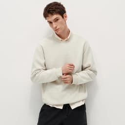 Semir Men Sweatshirt Warm Insulation 2026 Winter Everyday Wear Soft Comfort Casual Style Clean Silhouette Daily Wardrobe