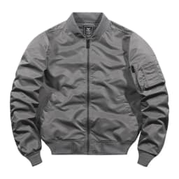 Jacket Men Vintage Motorcycle Military Coat Spring Winter Padded Casual Pilot Clothing 4XL 5XL Solid Stand Collar