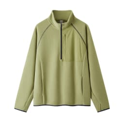 Semir Hoodie Men Warm Half-Open Placket Fleece Top Outdoor Patchwork Textured Stand Collar 2025 Winter New Men's Clothing