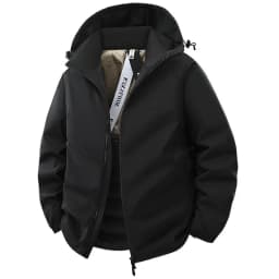 Jacket Men's Spring Autumn New Men Jacket Solid Color Hooded Jackets Casual Coat Men's Business Coats Size M-5XL 6XL Hat Detacha