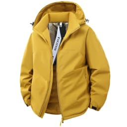 Jacket Men's Spring Autumn New Men Jacket Solid Color Hooded Jackets Casual Coat Men's Business Coats Size M-5XL 6XL Hat Detacha