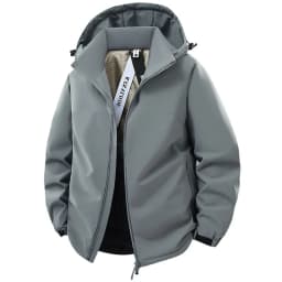 Jacket Men's Spring Autumn New Men Jacket Solid Color Hooded Jackets Casual Coat Men's Business Coats Size M-5XL 6XL Hat Detacha