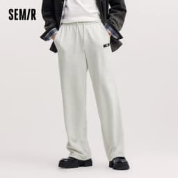 Semir Casual Trousers Men 2025 New Spring Straight Tube Trousers Unisex Couple's Outfits Versatile Fashionable Long Trousers