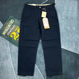 Paris Buckle Heavyweight 100% Cotton Canvas Workwear Pants Men's Multi Pocket Straight Loose Autumn Thick American Casual Retro