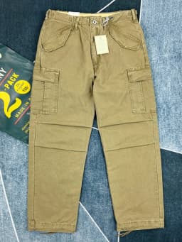Paris Buckle Heavyweight 100% Cotton Canvas Workwear Pants Men's Multi Pocket Straight Loose Autumn Thick American Casual Retro