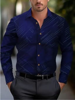 Suit shirt pink black white casual outdoor solid color striped comfortable soft lapel men's tops office plus size 2024