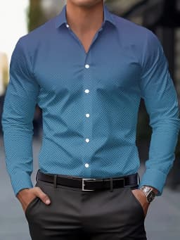 Suit shirt pink black white casual outdoor solid color striped comfortable soft lapel men's tops office plus size 2024