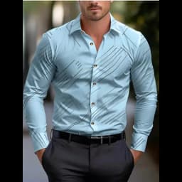Suit shirt pink black white casual outdoor solid color striped comfortable soft lapel men's tops office plus size 2024
