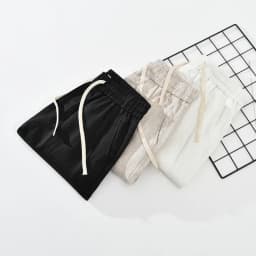 Summer New Casual Breathable Pure Linen Shorts for Men Clothing Straight Solid Color Summer Pants EC1362