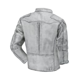 Vintage Distressed Genuine Leather Jacket Men Retro Dirty Finish Stand Collar Classic Real Cowhide Leather Coat Fashion Casual D