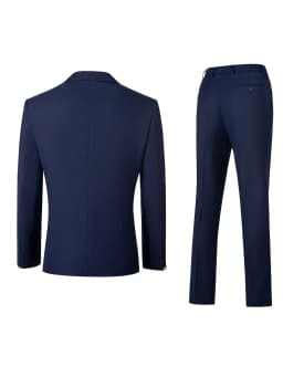 Men's Suits 3Pieces Suit Set For Men Elegant Solid Fashion Slim Fit Prom Blazer Double Breasted Vest Pants Set Business