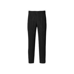 Miyake High Quality Loose Leggings Men's Wrinkled Casual Western Pants Straight Tube Mid Seam Pants Japanese Streetwear