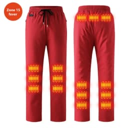 New USB 15 Zone Intelligent Heating Pants Winter Outdoor Cold Resistance Warmth Retention Thickened Cycling (No Power Bank)