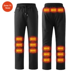 New USB 15 Zone Intelligent Heating Pants Winter Outdoor Cold Resistance Warmth Retention Thickened Cycling (No Power Bank)