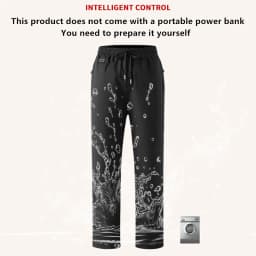 New USB 15 Zone Intelligent Heating Pants Winter Outdoor Cold Resistance Warmth Retention Thickened Cycling (No Power Bank)