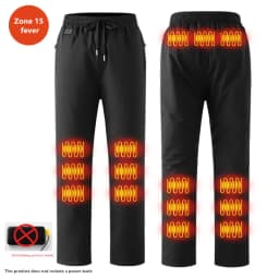 New USB 15 Zone Intelligent Heating Pants Winter Outdoor Cold Resistance Warmth Retention Thickened Cycling (No Power Bank)