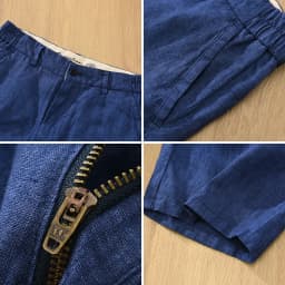 Summer New Simple Breathable Pure Linen Shorts for Men Clothing Straight Solid Color Summer Pants EC1339