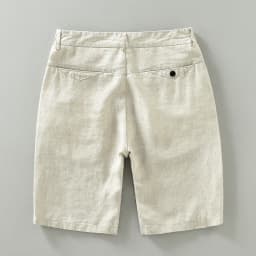 Summer New Simple Breathable Pure Linen Shorts for Men Clothing Straight Solid Color Summer Pants EC1339