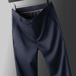 3Piece Set Men's Four-Way Stretch Business Casual Pants Elastic Comfortable Formal Dress Trousers for Spring/Autumn