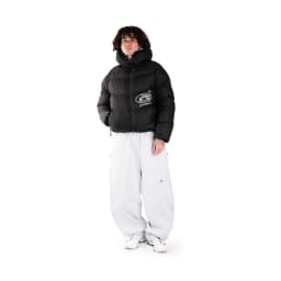 Y2K Protect Down Jacket Retro Reversible Hooded Couples Coat American High Street Hip Hop Streetwear Unisex Casual Puffer Jacket