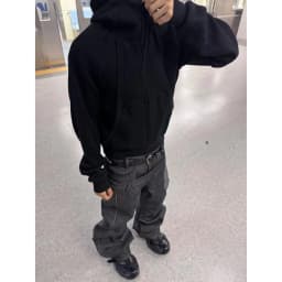 Men's Patchwork Design Vintage Thin Jeans Spring Street Trousers Young Boys Sweatpants Male Straight Loose Casual Wide Leg Pants
