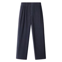 Miyake Pleated Men Pants Casual Loose Wide Leg Draped Trousers Business Casual Daily Wear