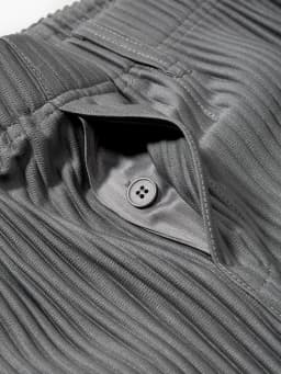 Miyake Pleated Men Pants Casual Loose Wide Leg Draped Trousers Business Casual Daily Wear
