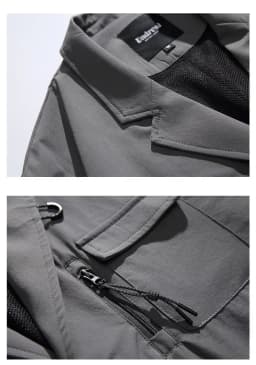 Men's Streetwear Outdoor Fashion Loose Casual Oversize Suit Blazer Cargo Jacket Cityboy Spring Autumn Coat Blazer for Men